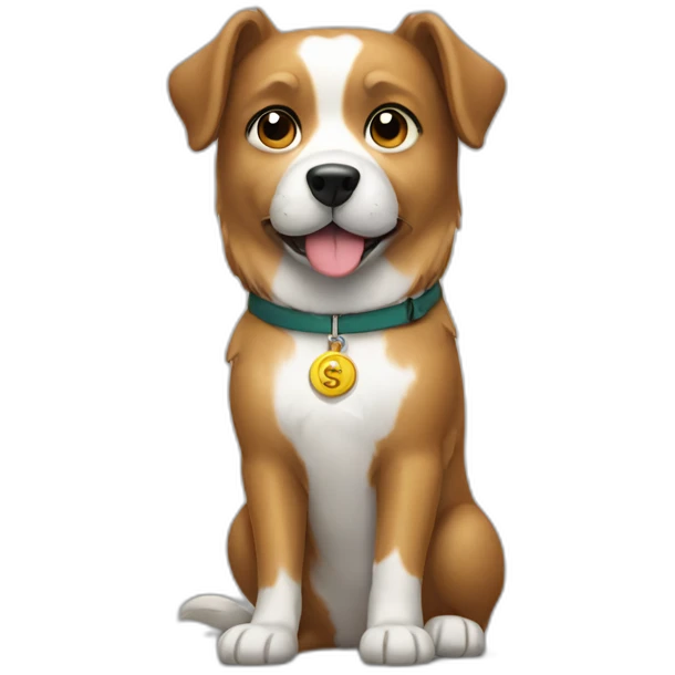 finance dog emoji
