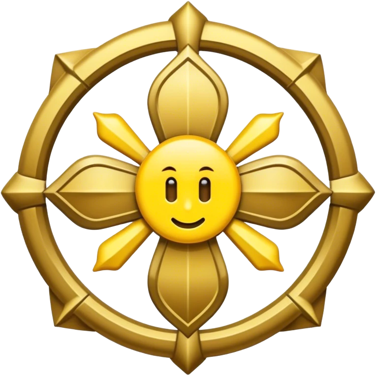 Deacon emblem with a touch of yellow emoji