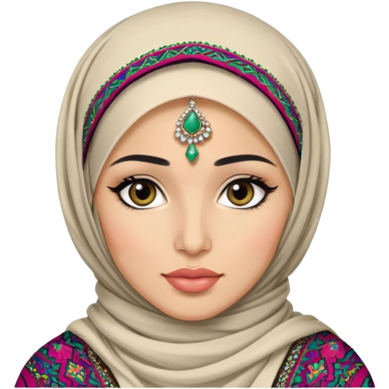Afghan, pretty lips, afghan clothes, light skin, hijab, afghan jewelry pretty bratz baddie, black eyeliner emoji