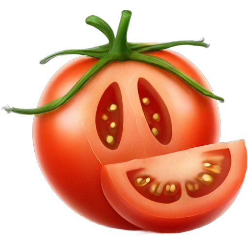 sliced tomato emoji