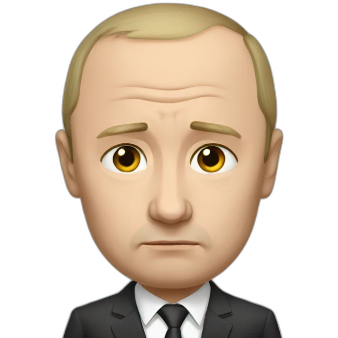 Sad Putin emoji