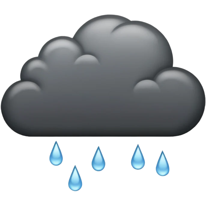 rainy Cloud emoji