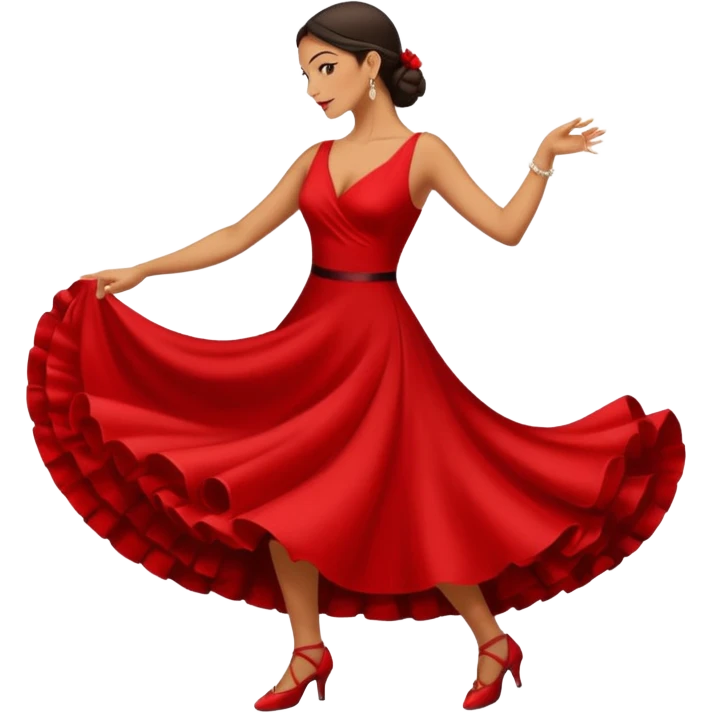 tango dancing woman emoji profile photo emoji
