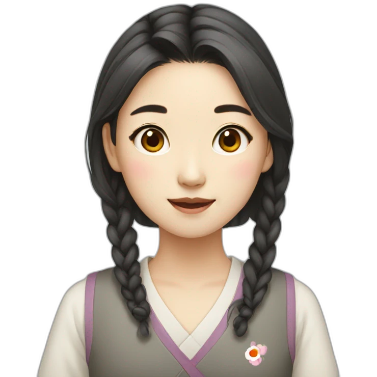 Korean girl emoji
