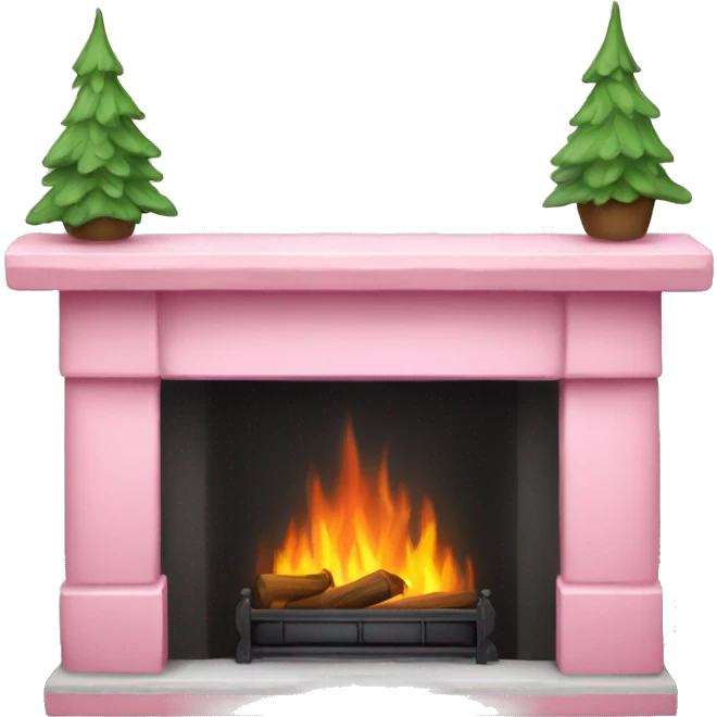 Winter Pink FirePlace emoji