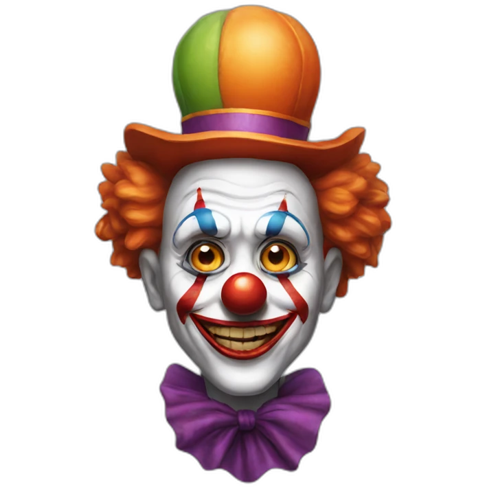 Hallowen clown emoji