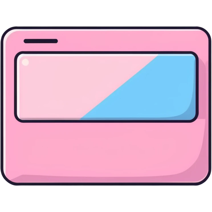 Pink Web browser emoji