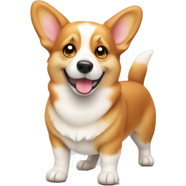 Cute corgi emoji