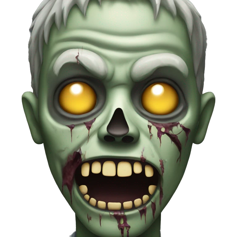 Zombie app in an iphone emoji