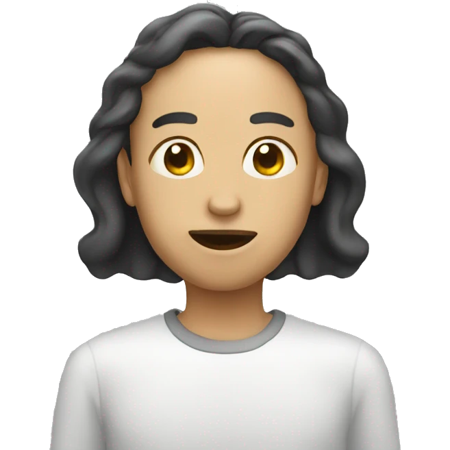 person doing sheesh emoji