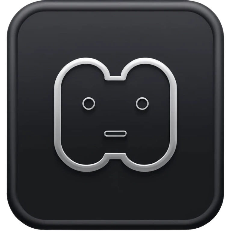 Minimalistic flat vector icon, iOS style, thin black contour on white background. emoji