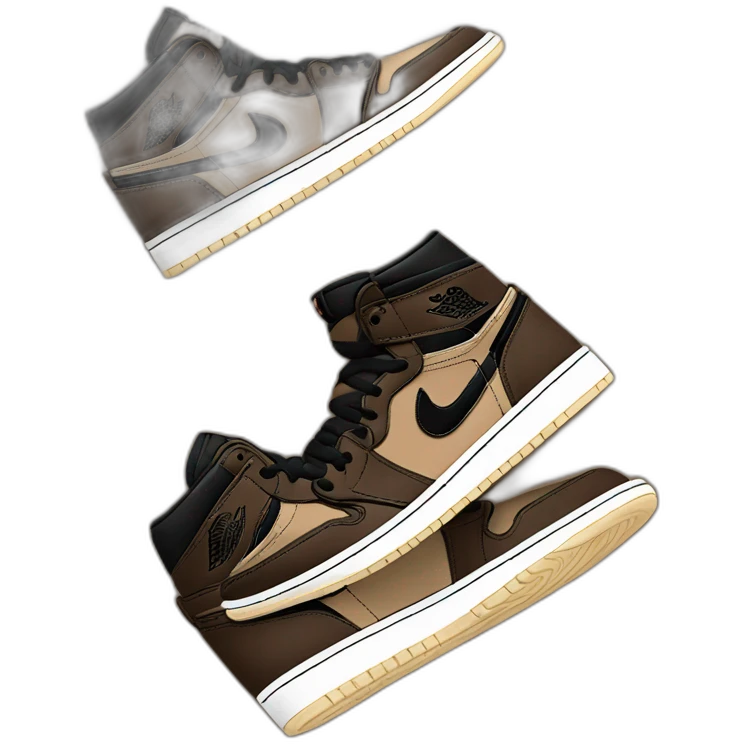 Jordan 1 Travis Scott reverse mocha emoji