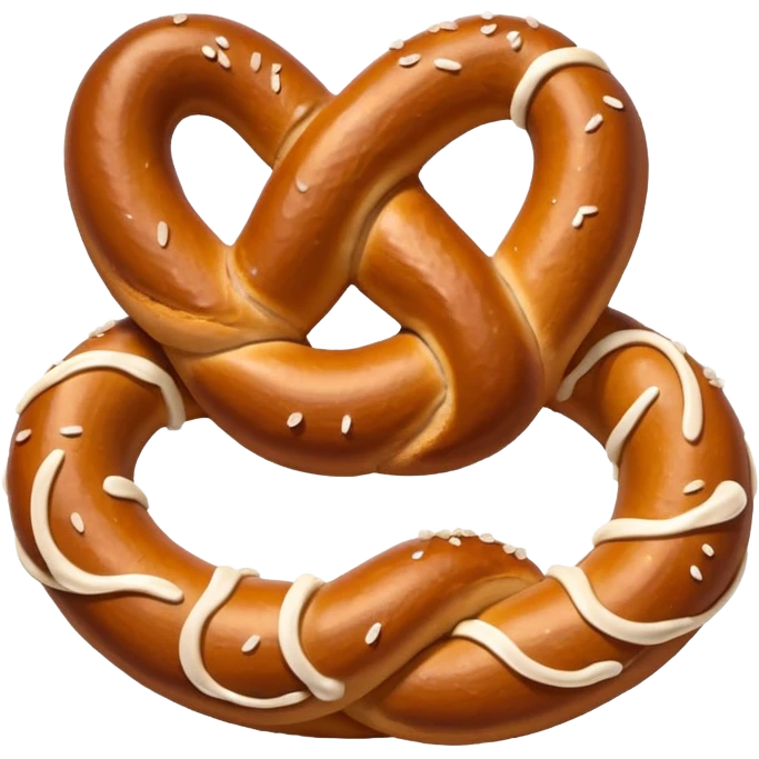 Prezel with salt on top emoji