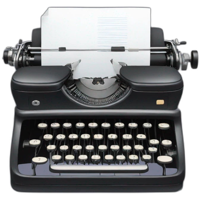typewriter emoji