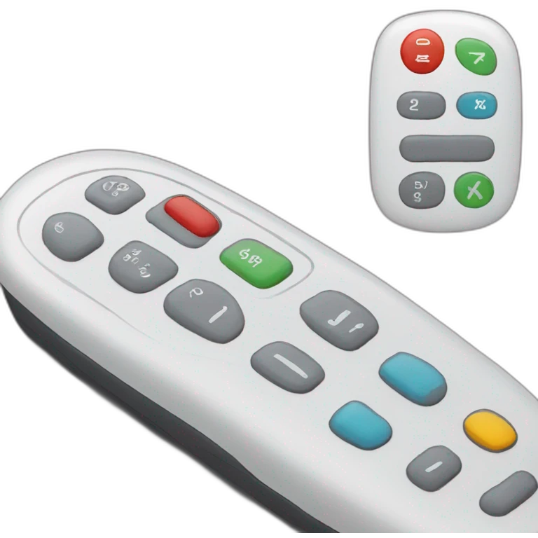 tv remote control emoji