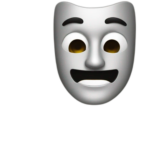 mascaras de teatro emoji