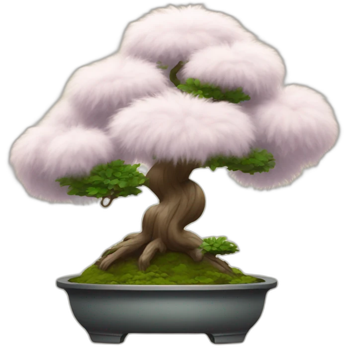 fluffy bonsai emoji