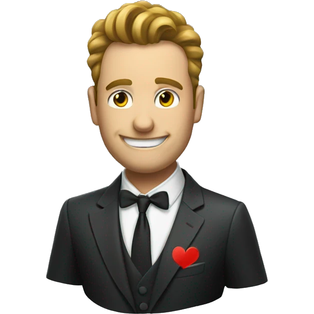 guy in suit play poker  emoji