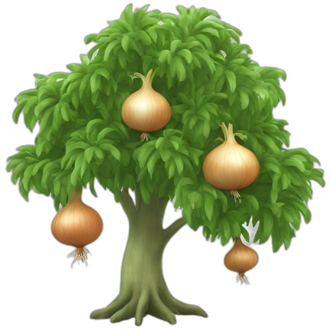 Onion tree emoji