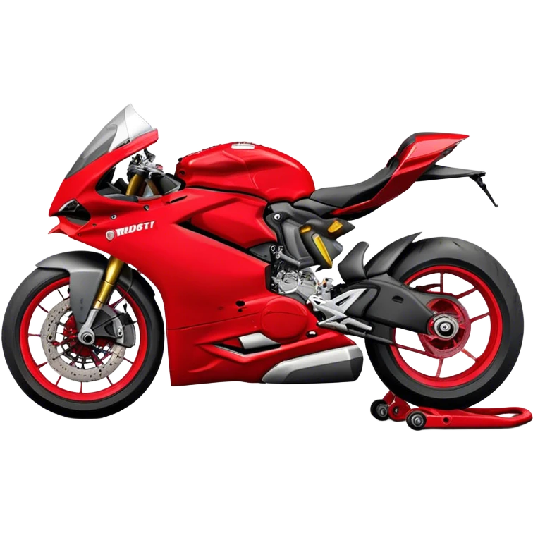 Ducati Panigale (Sportbike) - Ducati Panigale V4 (Model Year: 2022) (Iconic colour: Red) emoji