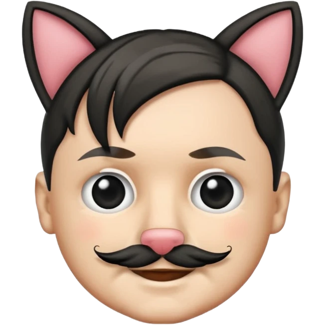 adolf hitler with cat ears  emoji