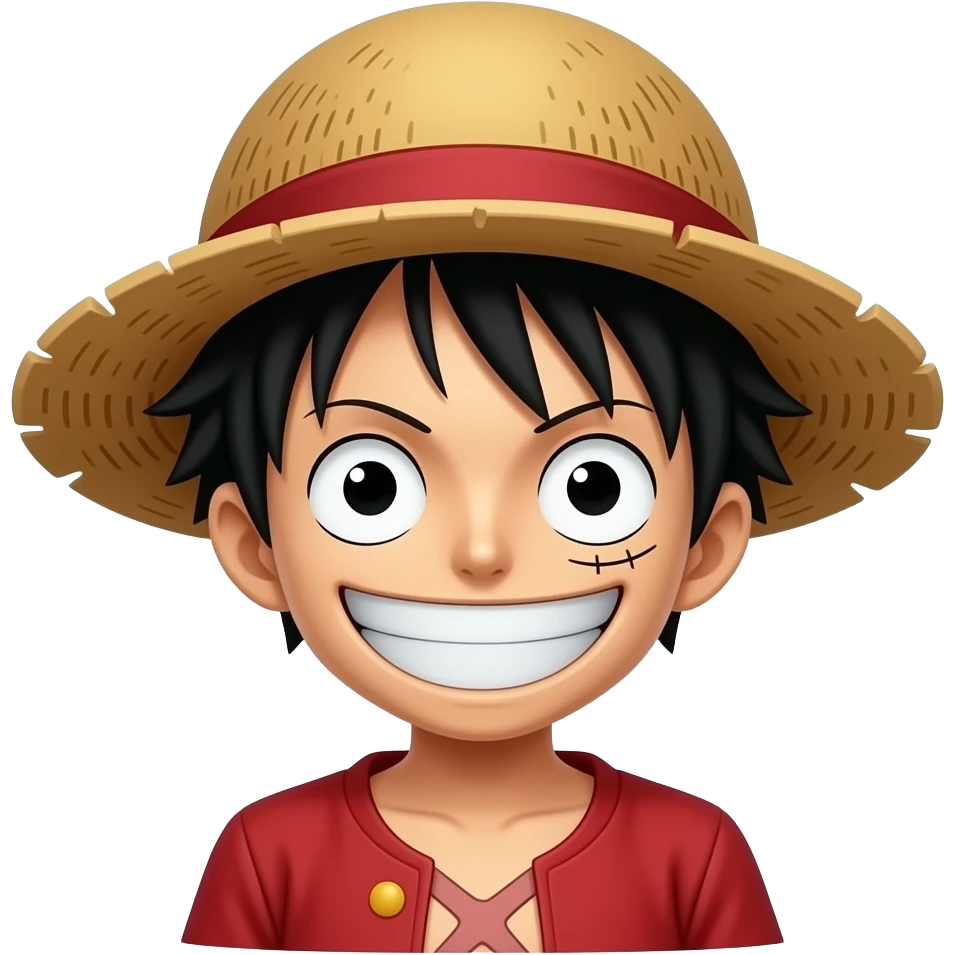 luffy one piece emoji