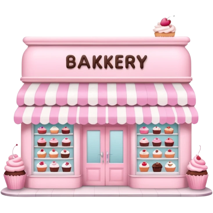 pink bakery store emoji