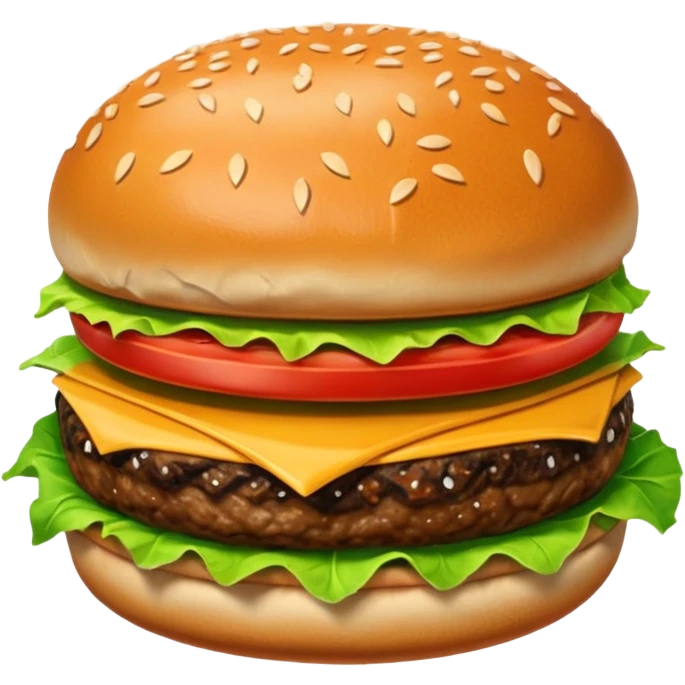 burger looks cold and not delicious emoji