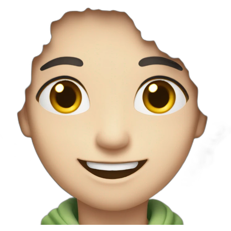 Lächelner smile mit Herzen emoji