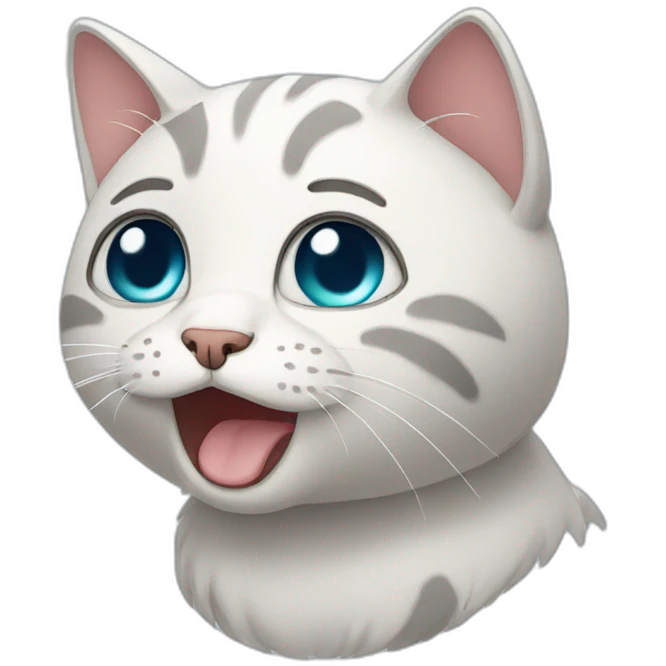 Crying cat emoji