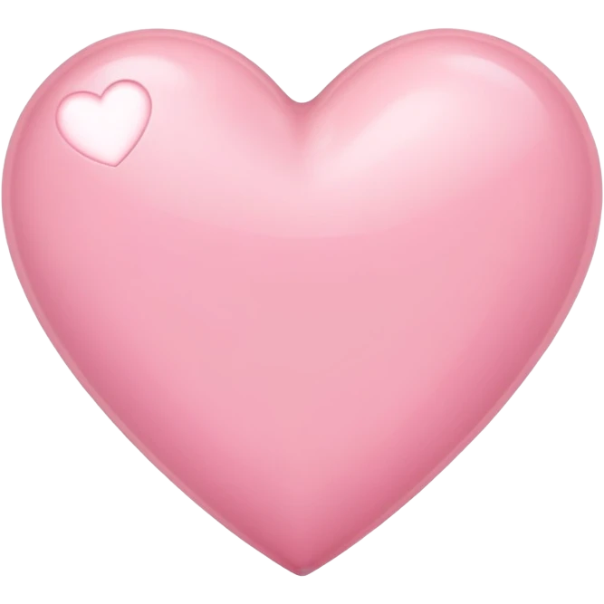 light pink heart emoji