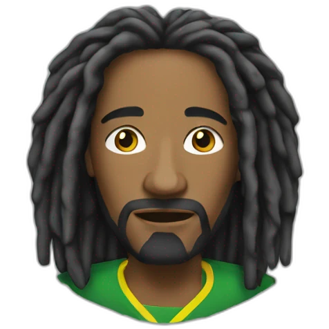Rasta man computer guys emoji