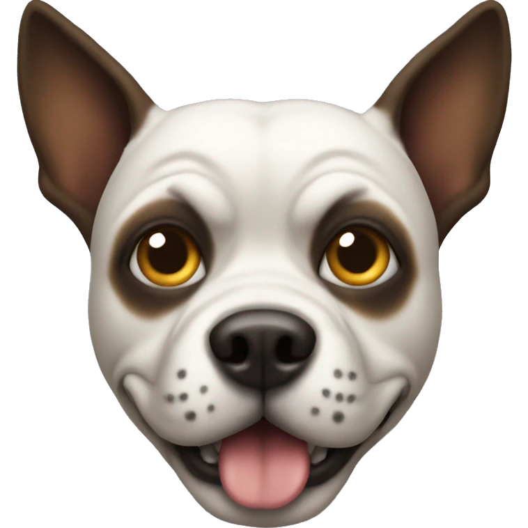 evil dog emoji