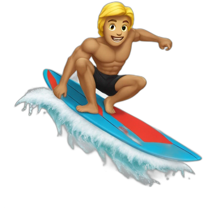 Surfeur sur Christiano ronald emoji