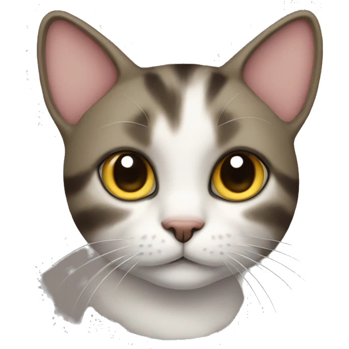 cat with small ears emoji