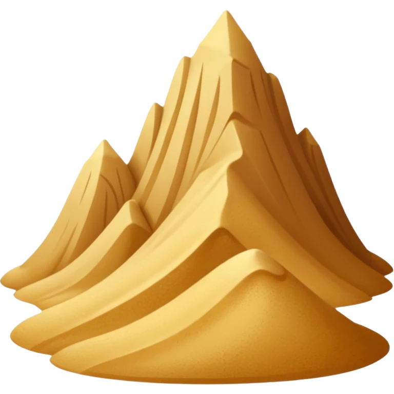 sand mountains emoji
