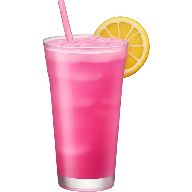 Pink drink emoji