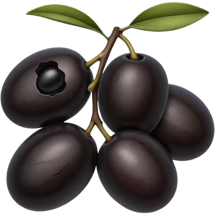 black olives emoji