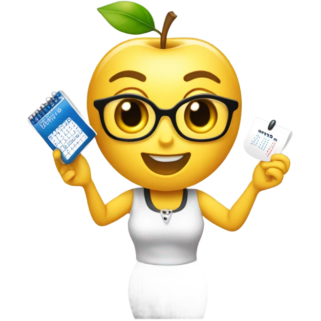 Apple like emoji woman who books a appointment emoji
