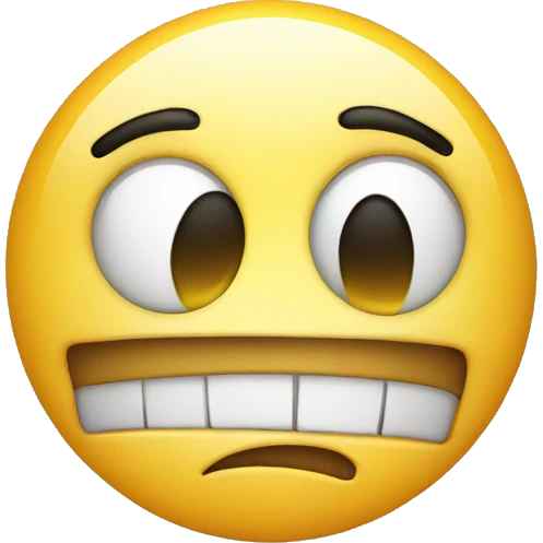 worried smiley face emoji