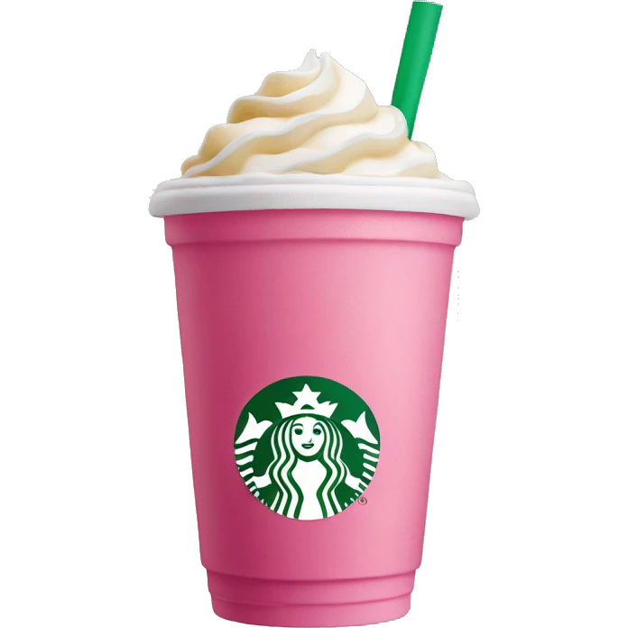 Starbucks pink drink emoji