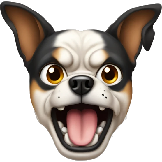 Angry dog emoji