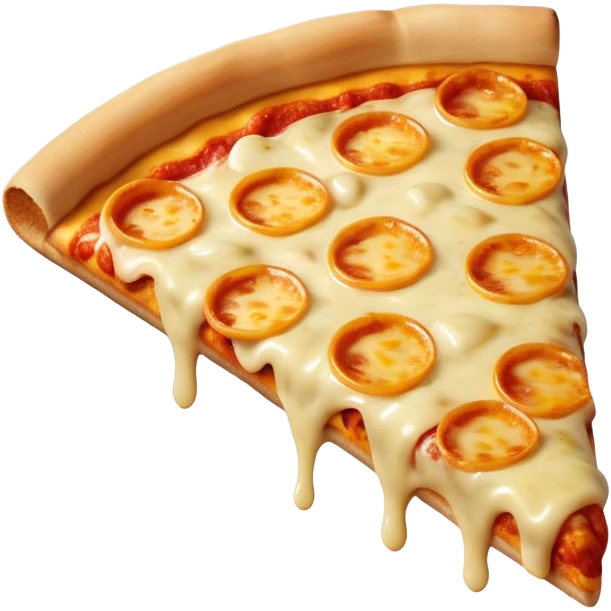 Pale olive comb on pizza emoji