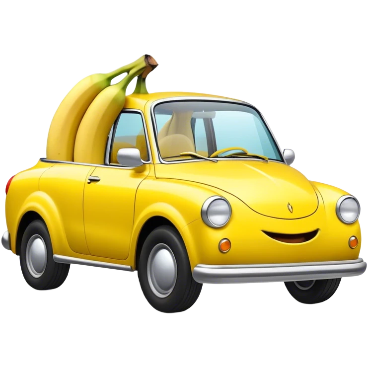 Banana in a car emoji
