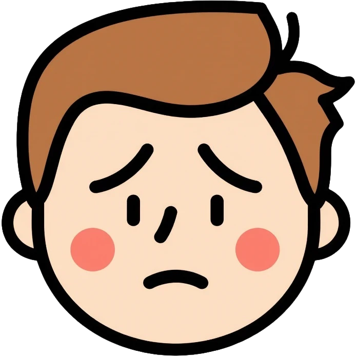 Tired exhausted face with droopy eyes emoji