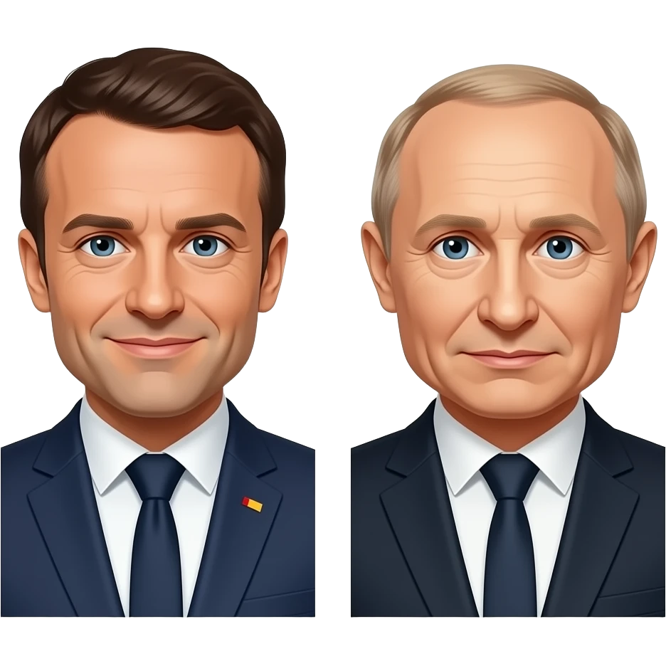 Emanuele macron end putine emoji
