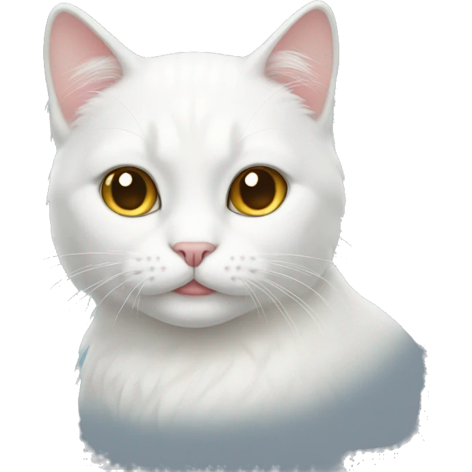 white cat emoji