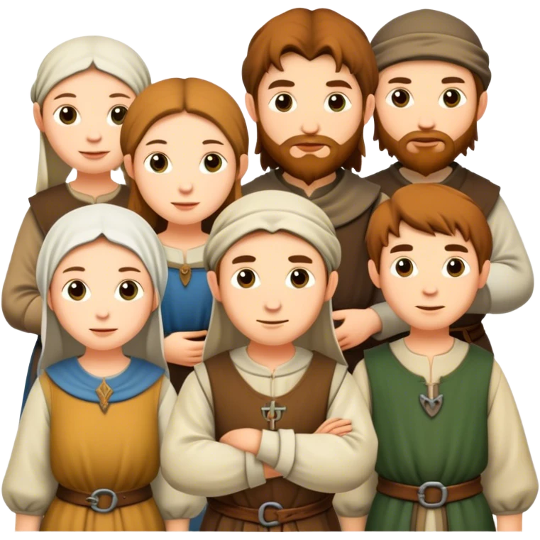 medieval peasants  emoji