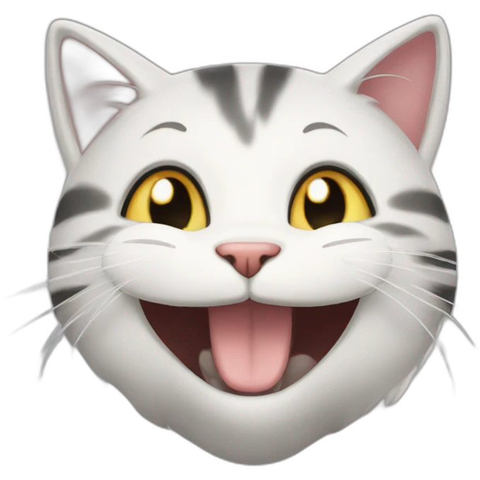 happy cat from fairytail emoji