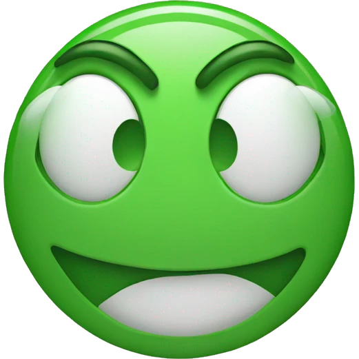 green copyright emoji